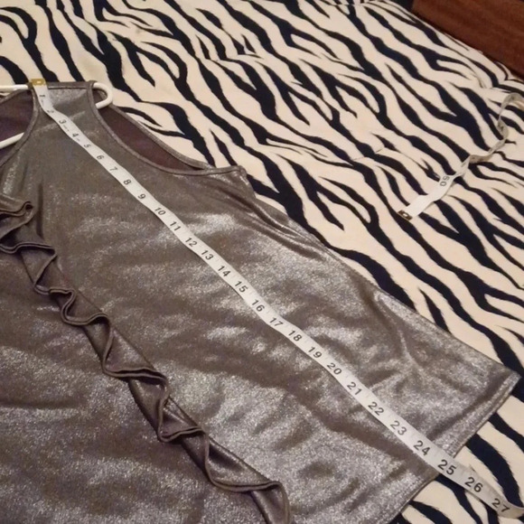 💙🌹ann Taylor Silver top - Picture 12 of 12